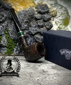 Tẩu Briar Savinelli Impero Rustic Dark Brown 111KS