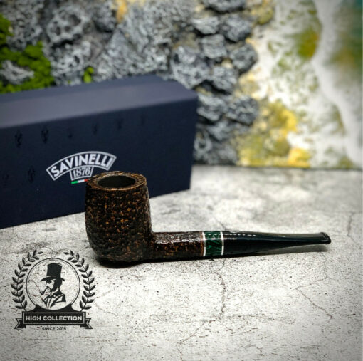 Tẩu Briar Savinelli Impero Rustic Dark Brown 111KS