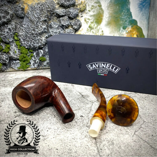 Tẩu Briar Savinelli Tortuga Smooth 606KS