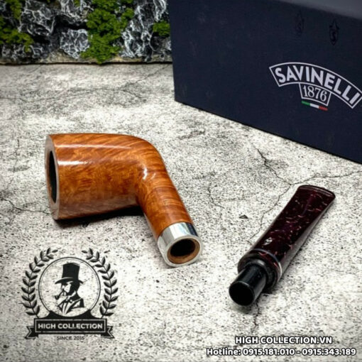 Tẩu Briar Savinelli Bacco Smooth Nature 409