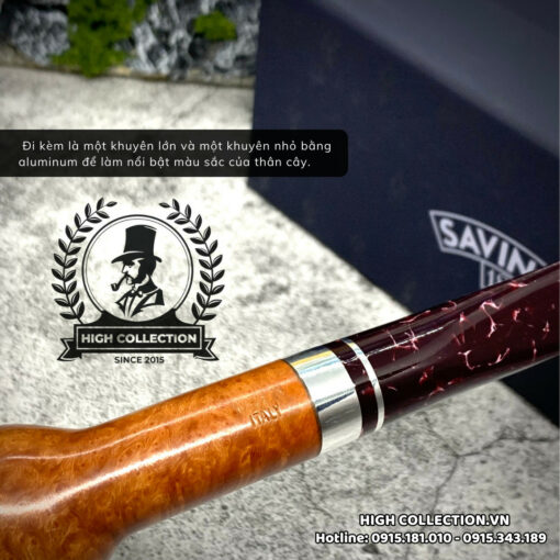 Tẩu Briar Savinelli Bacco Smooth Nature 409