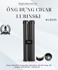 Ống Đựng Cigar 2 Điếu Lubinski LB029
