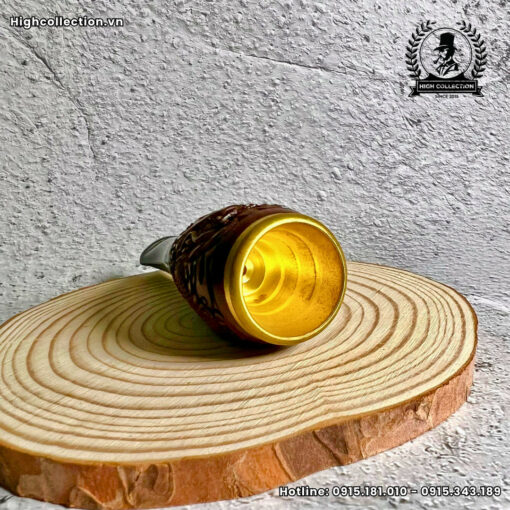 Cán Tẩu Cigar Gỗ Cẩm Khắc Rồng Ring 42-60