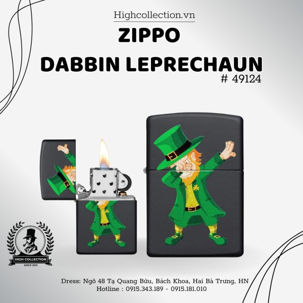 Zippo 49124 DABBIN LEPRECHAUN DESIGN