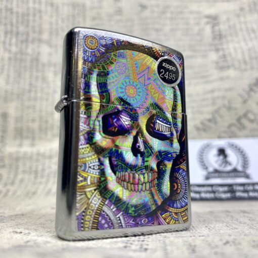 Zippo 49140 GEOMETRIC SKULL DESIGN
