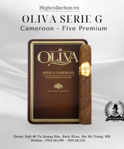 CIgar Oliva Serie G Cameroon Five Premium Cigars