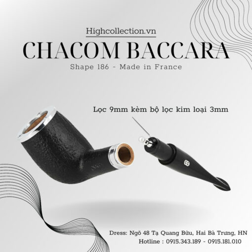 Tẩu Briar Chacom Baccara Model Shape 186
