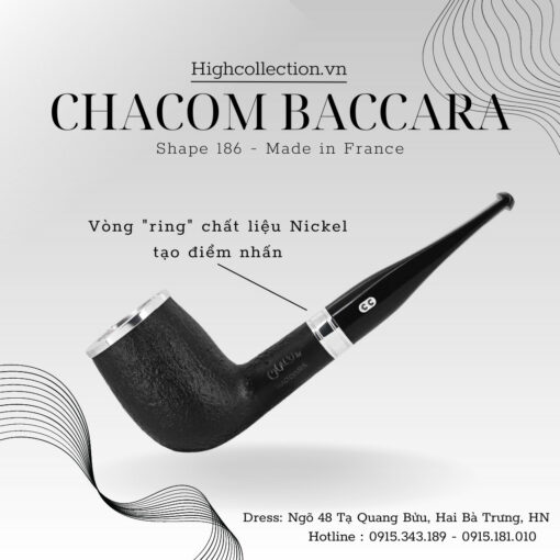 Tẩu Briar Chacom Baccara Model Shape 186