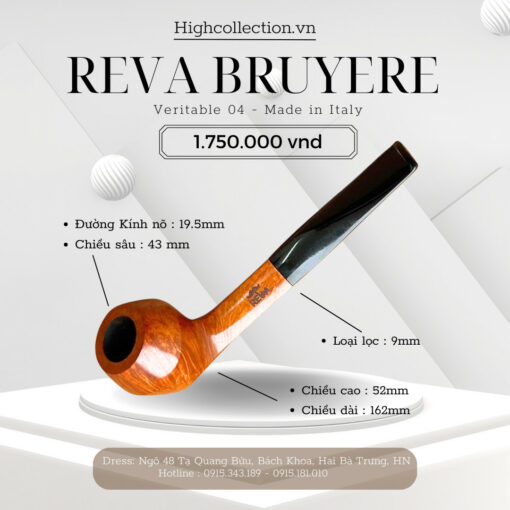 Tẩu Briar Reva Bruyere Veritable 04