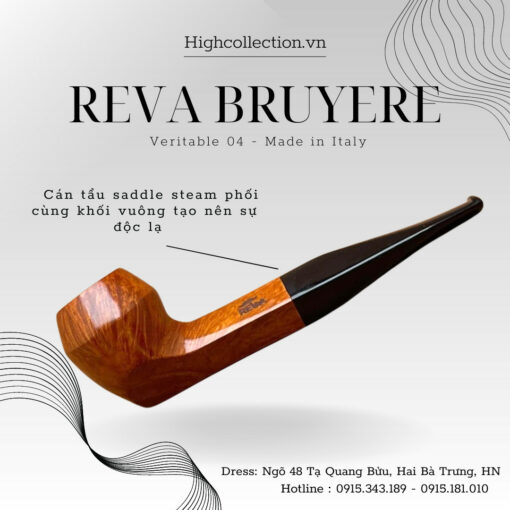 Tẩu Briar Reva Bruyere Veritable 04