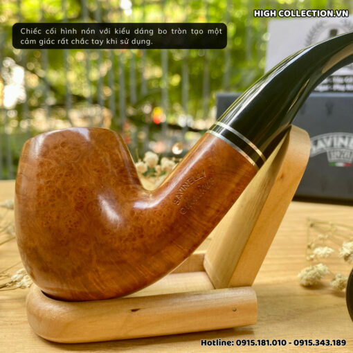 Tẩu Briar Savinelli Monsieur Smooth Nature 616KS