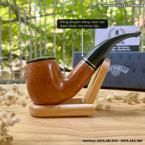 Tẩu Briar Savinelli Monsieur Smooth Nature 616KS
