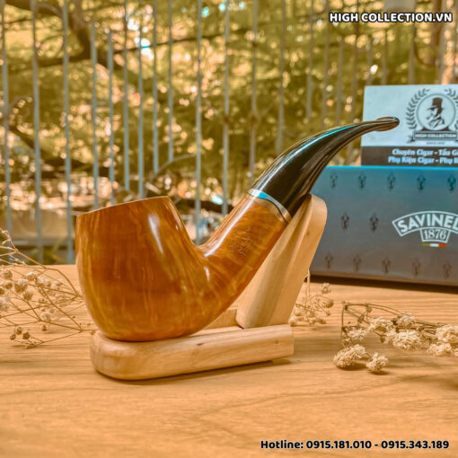Tẩu Briar Savinelli Onda Smooth Nature 616KS