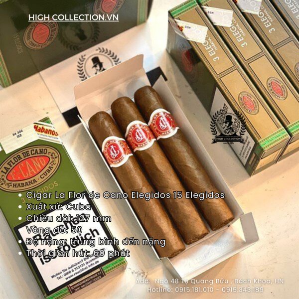 Cigar La Flor de Cano Elegidos 15 Elegidos