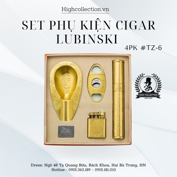 Set Phụ Kiện Cigar Lubinski 4PK TZ-6
