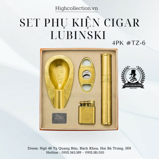 Set Phụ Kiện Cigar Lubinski 4PK TZ-6