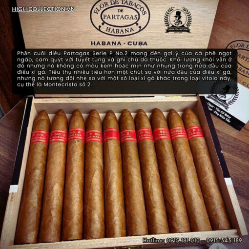 Cigar Partagas 10 Serie P No.2 Đức