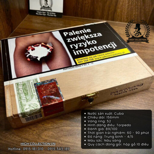 Cigar Partagas 10 Serie P No.2 Đức