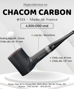 Tẩu Briar CHACOM Made In France 155 Cacbon