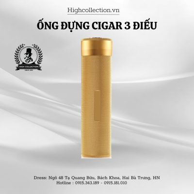 Ống Đựng Cigar 3 Điếu