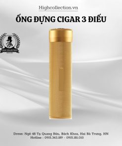 Ống Đựng Cigar 3 Điếu