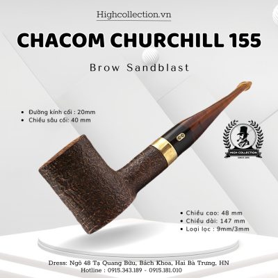 Tẩu Briar Chacom Churchill 155