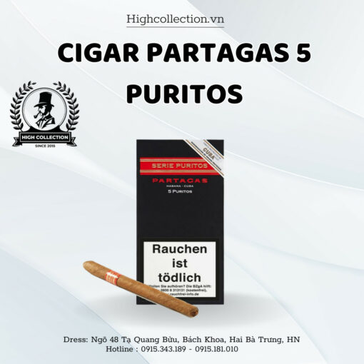 Cigar Partagas 5 Puritos