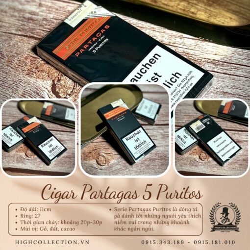 Cigar Partagas 5 Puritos