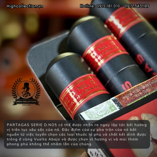 Cigar Partagas 15 Serie D No.5 Tubos