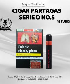 Cigar Partagas 15 Serie D No.5 Tubos