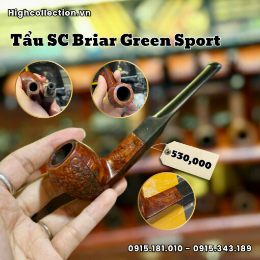 Tẩu SC Briar Green Sport
