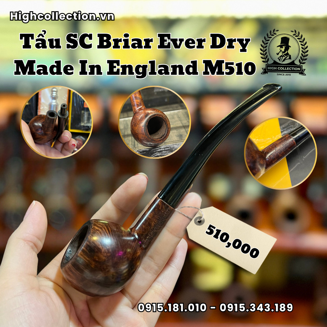 Tẩu SC Briar Ever Dry Made In England M510