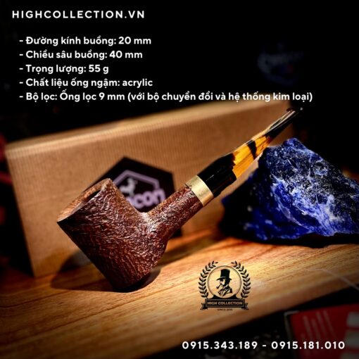 Tẩu Briar Chacom Churchill 155