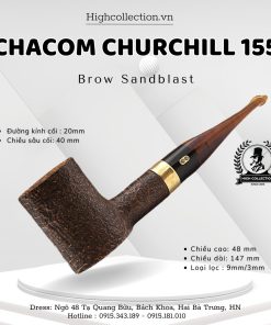 Tẩu Briar Chacom Churchill 155
