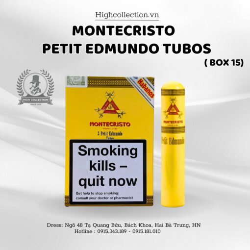 Cigar Montecristo 15 Petit Edmundo Tubos
