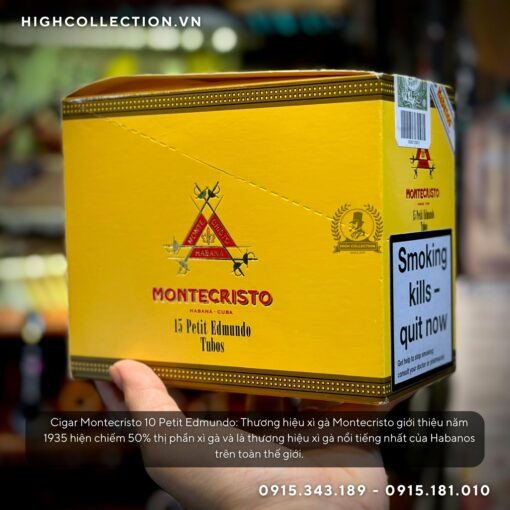 Cigar Montecristo 15 Petit Edmundo Tubos