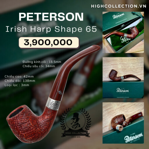 Tẩu Peterson Irish Harp Shape 65
