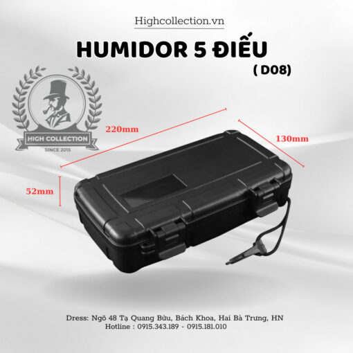 Humidor 5 Điếu D08