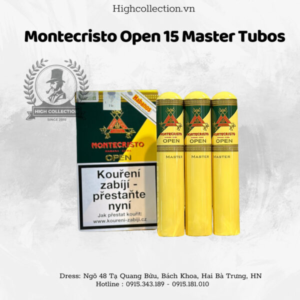 Cigar Montecristo Open 15 Master Tubos