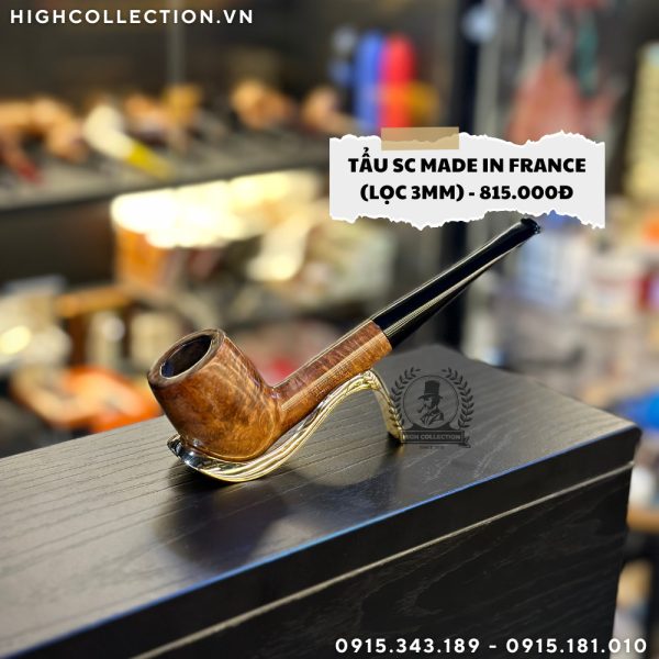 Tẩu SC Briar Natural Made In France