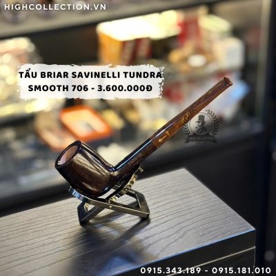 Tẩu Briar Savinelli Tundra Smooth 706