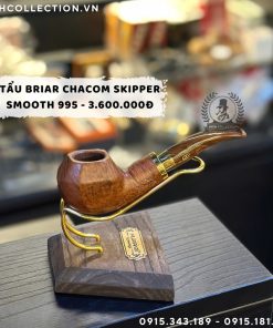 Tẩu Briar Chacom Skipper Smooth 995