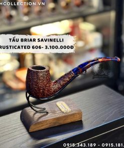 Tẩu Briar Savinelli Fantasia Rusticated 606