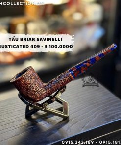 Tẩu Briar Savinelli Fantasia Rusticated 409