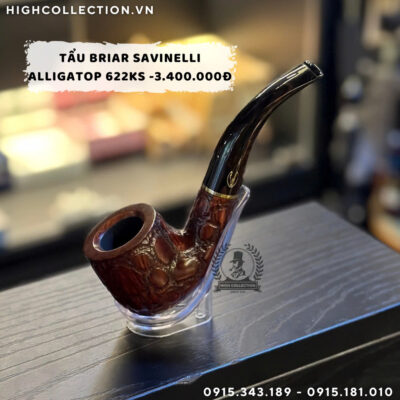 Tẩu Briar Savinelli Alligatop 622KS