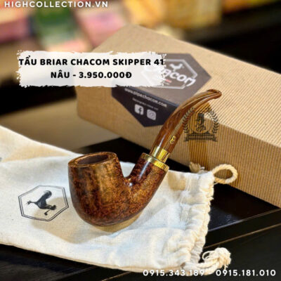 Tẩu Briar Chacom Skipper 41 Nâu