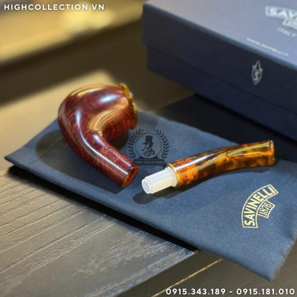 Tẩu Briar Savinelli Tortuga Smooth 626