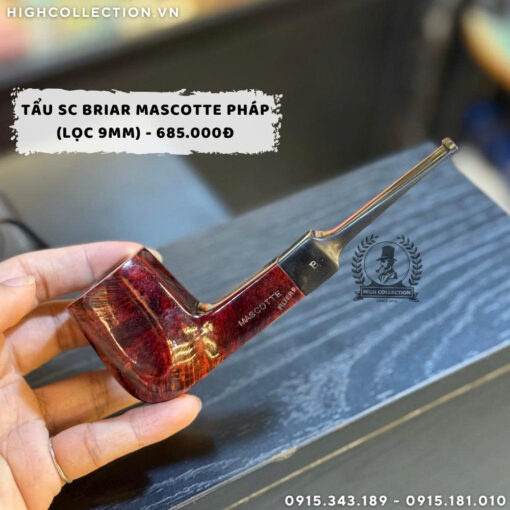 Tẩu SC Briar Mascotte Filter 9 Pháp