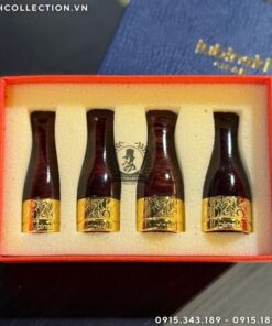 Set Cán Tẩu Cigar Gỗ Bọc Đồng Hoa Văn Lubinski 4C